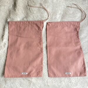 Miu Miu Blush Pink Dust Bag